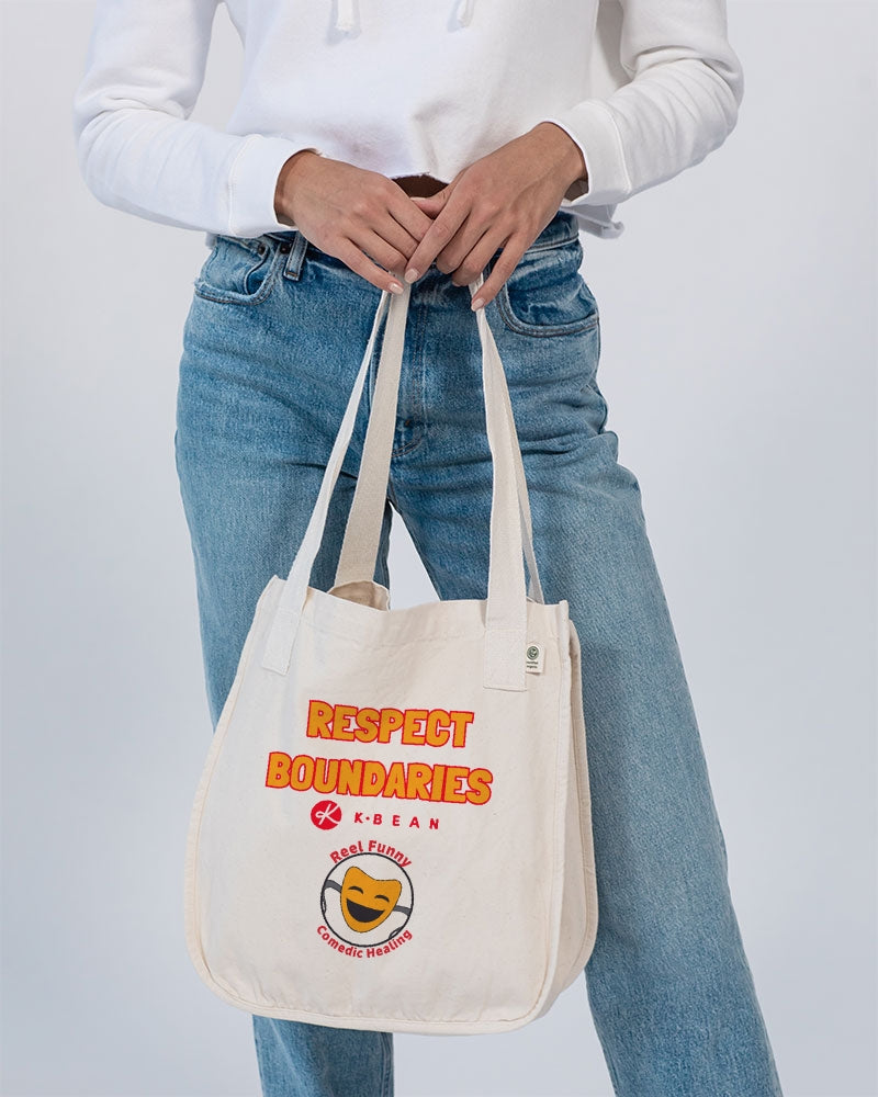 RESPECT BOUNDARIES Organic Cotton Canvas Tote