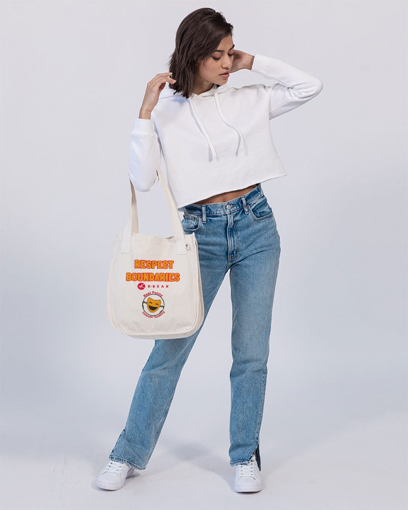 RESPECT BOUNDARIES Organic Cotton Canvas Tote