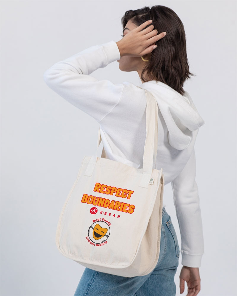 RESPECT BOUNDARIES Organic Cotton Canvas Tote