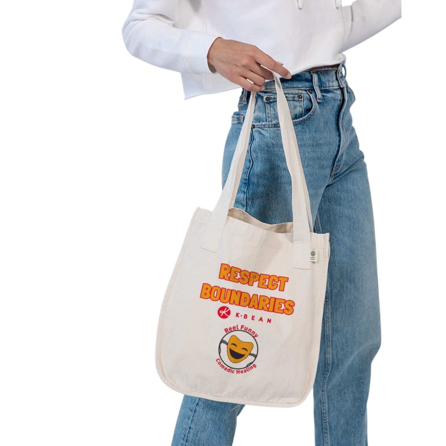 RESPECT BOUNDARIES Organic Cotton Canvas Tote