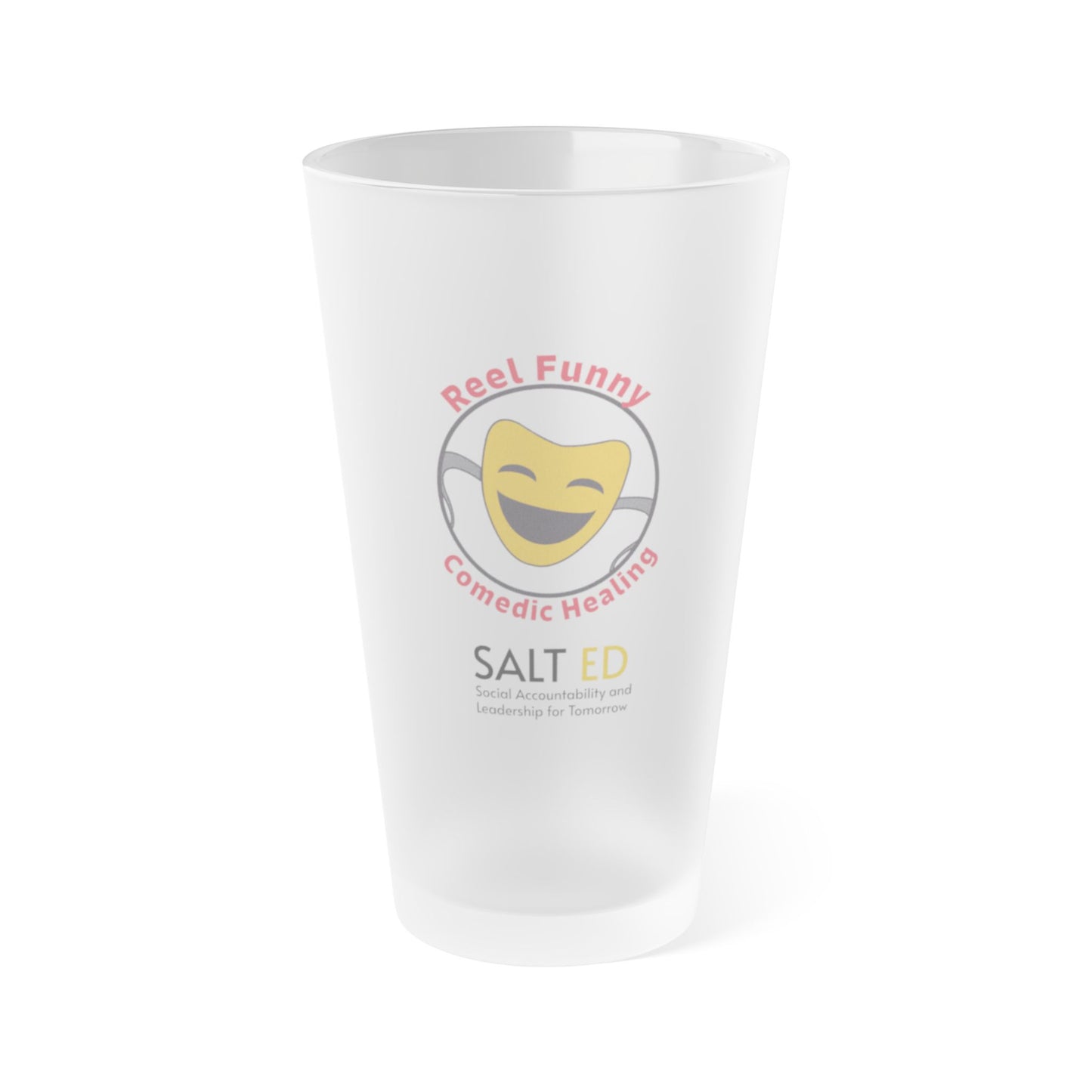 Frosted Pint Glass, 16oz