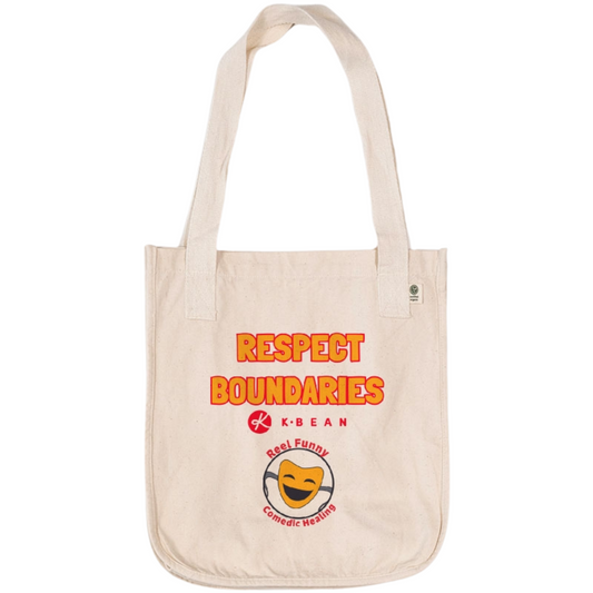 RESPECT BOUNDARIES Organic Cotton Canvas Tote